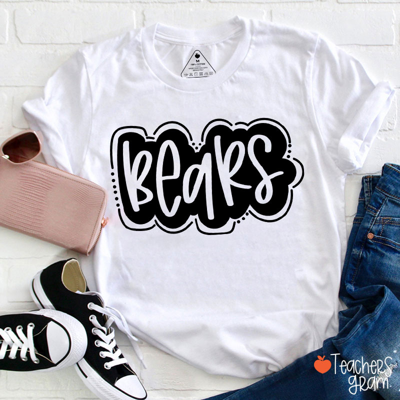 Personalized Mascot School Spirit Game Day Teacher T-Shirt