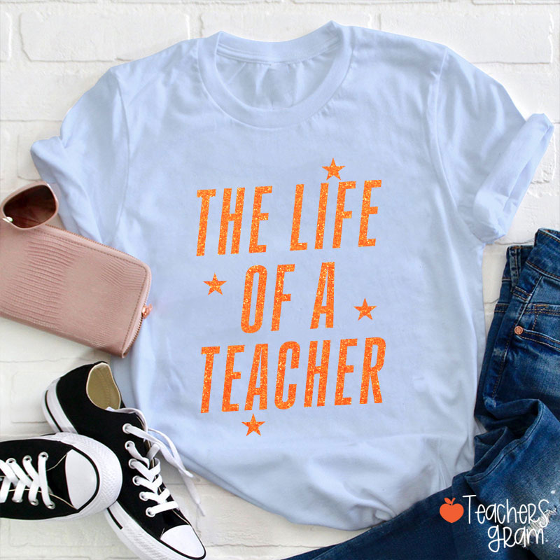 Personalized Comfort Colors The Life Of A Teacher T-Shirt