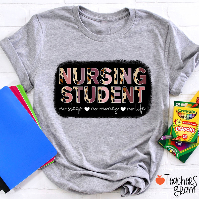 No Sleep No Student No Life T-Shirt