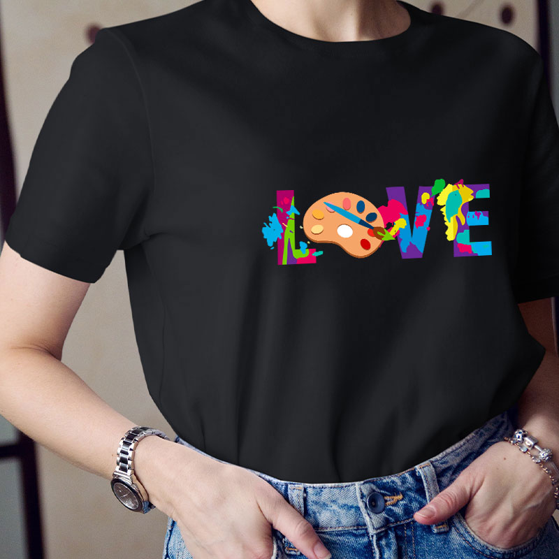 Love Art Teacher T-Shirt
