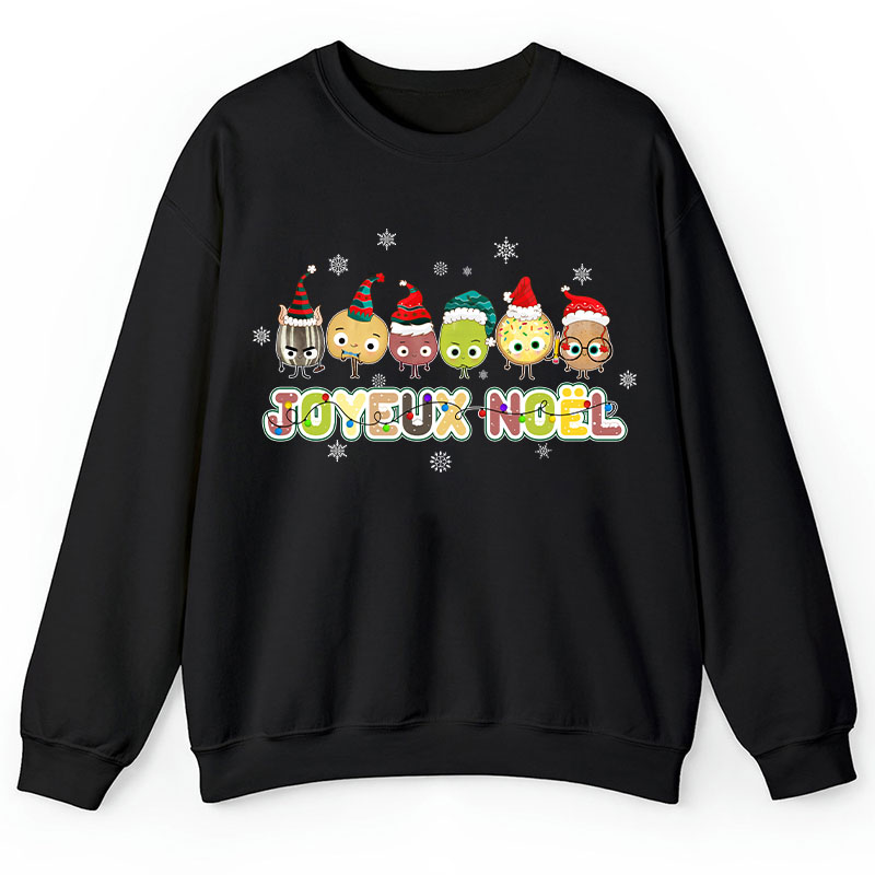 Joyeux Noël Cute Teacher Sweatshirt