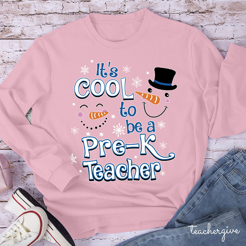 Personalized It's Cool To Be A Teacher Long Sleeve T-Shirt