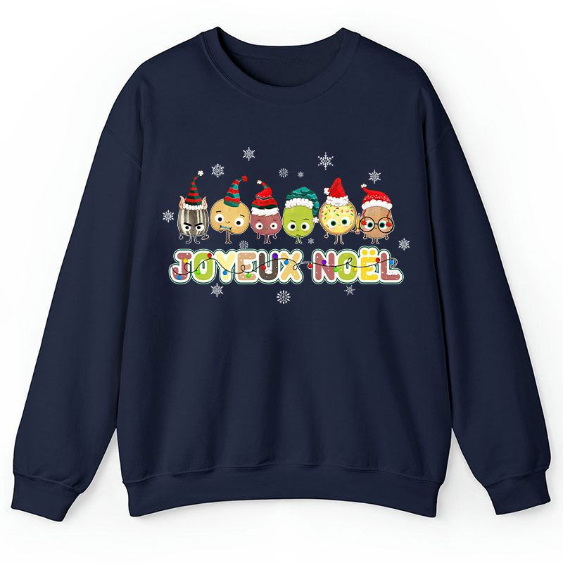 Joyeux Noël Cute Teacher Sweatshirt