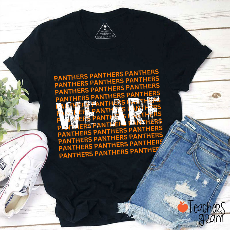 Personalized Mascot We Are School Spirit Teacher T-Shirt