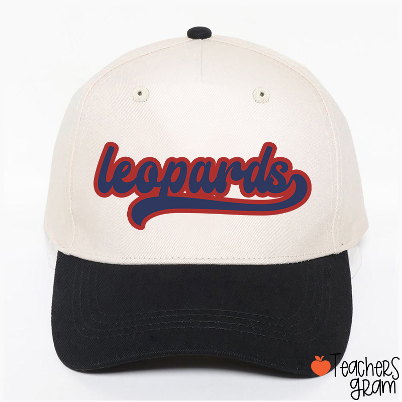 Personalized Mascot School Spirit Contrasting Colors Teacher Baseball Cap