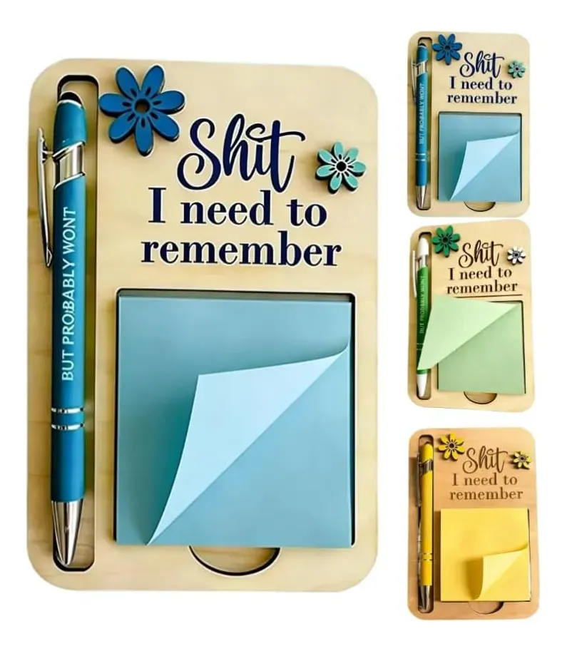 The Shit I Need to Remember Sticky Note Holder