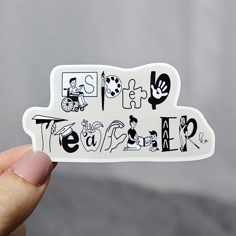 Special Education SPED Teacher Stickers