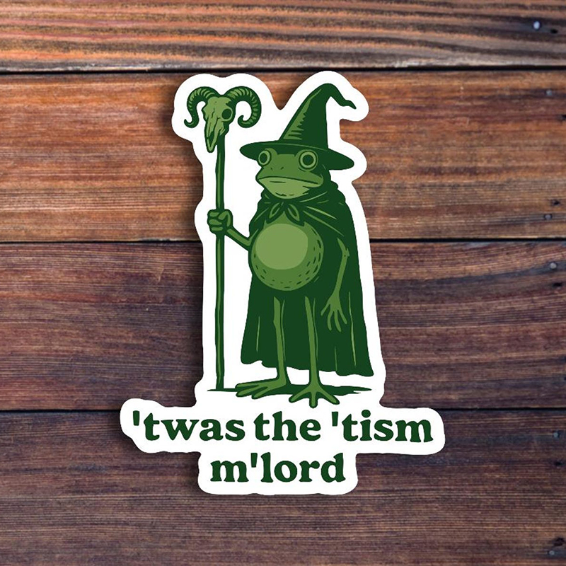'Twas The 'Tism M'lord Teacher Stickers