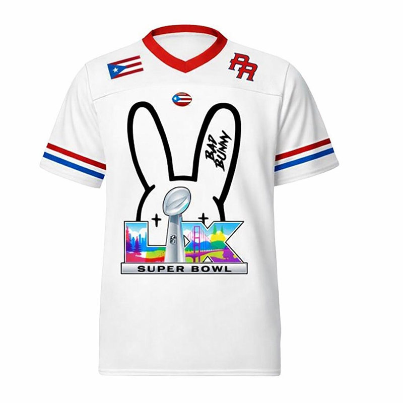 Puerto Rico Team Benito 94 Football Teacher Mesh Jersey