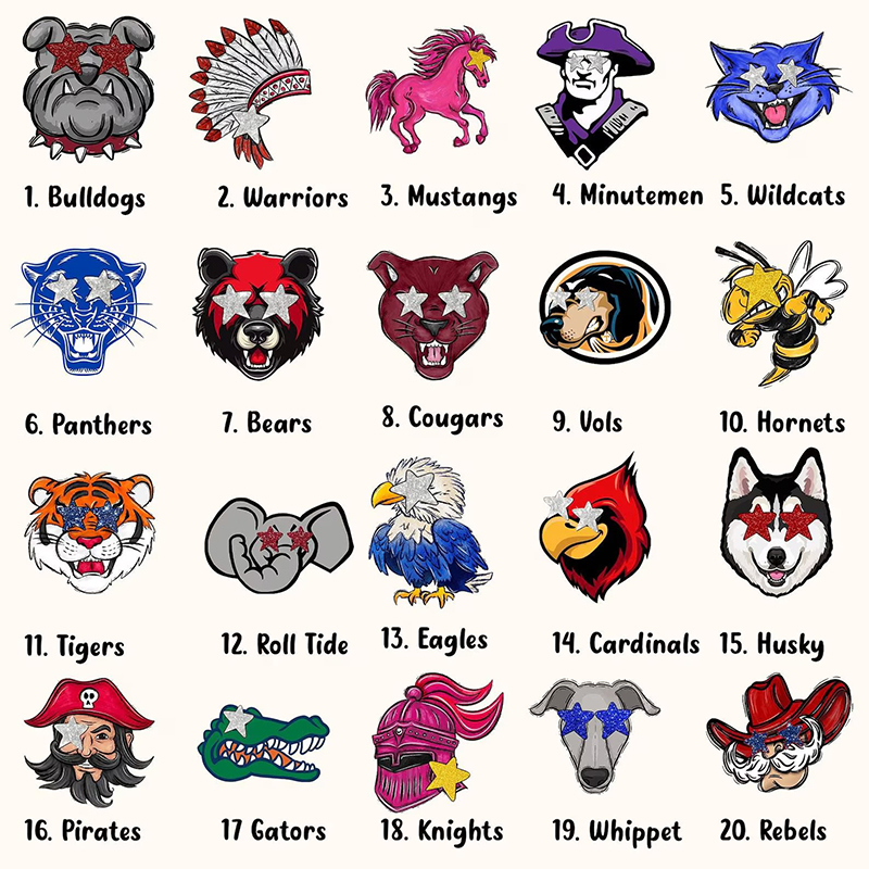 Personalized Mascot And School Name Preppy Pennants Flag Teacher T-Shirt