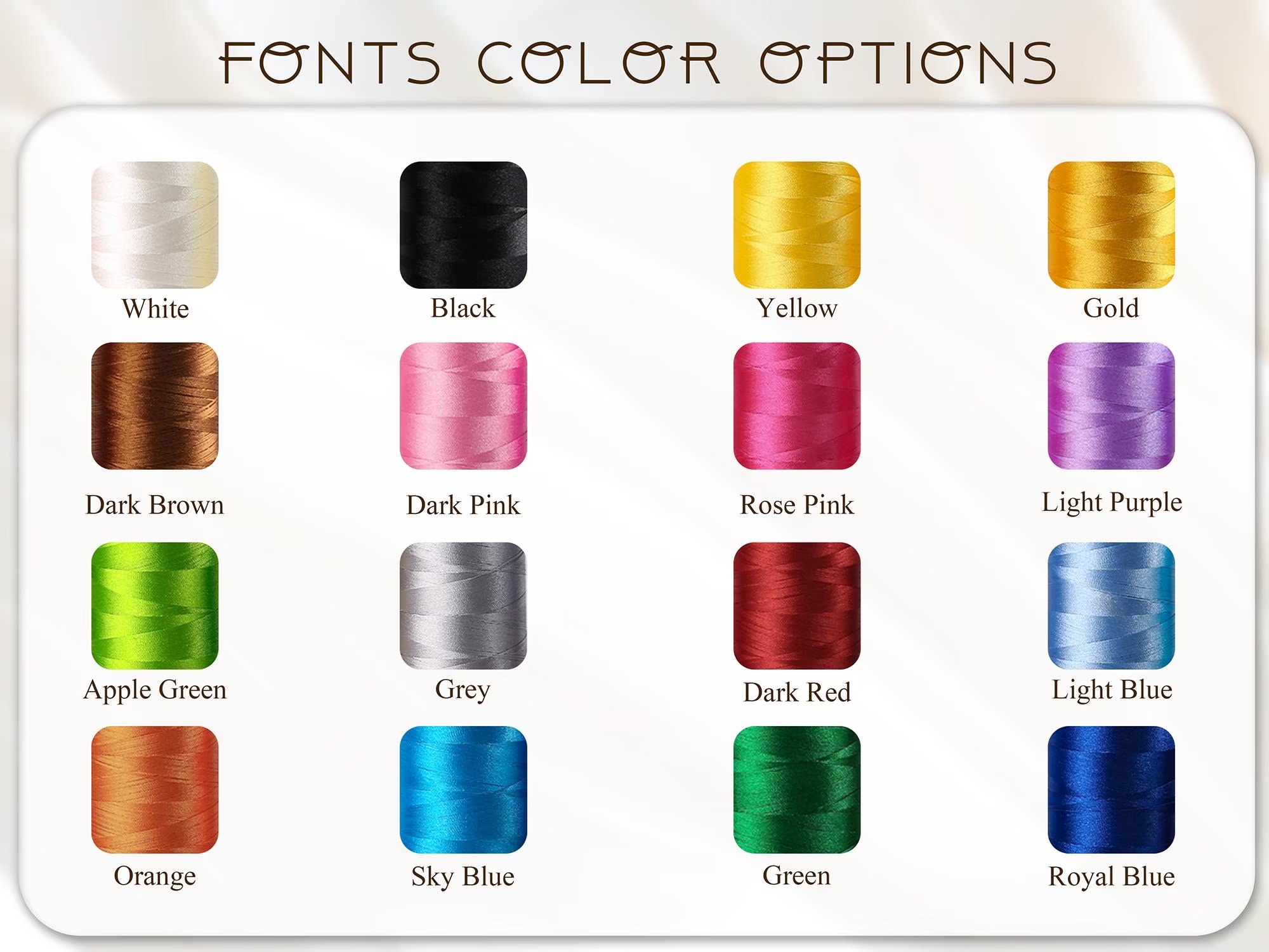 Personalized Embroidered Pastoral Style Makeup Bag