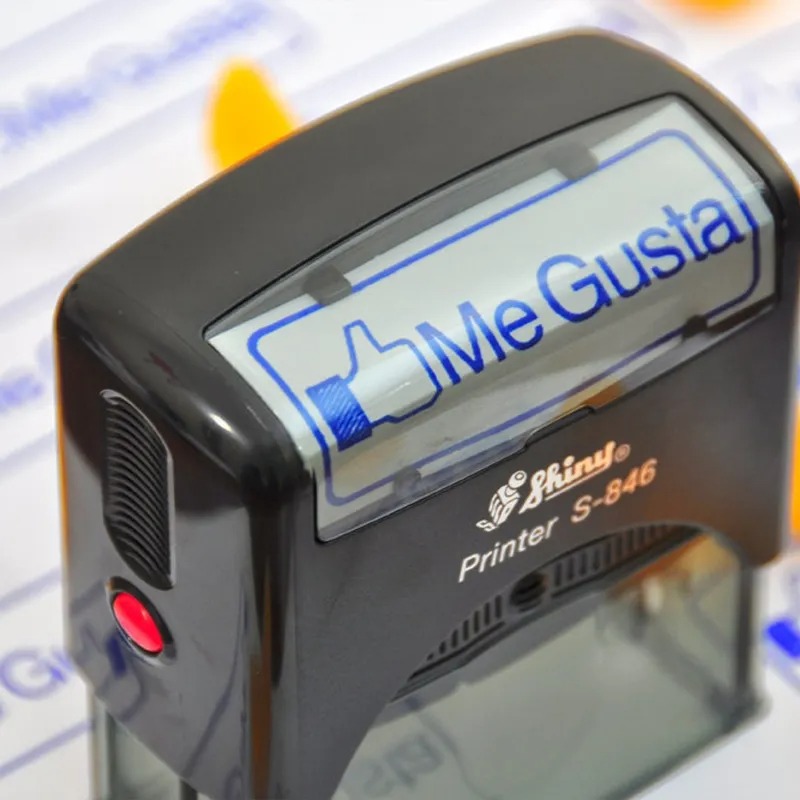 Me Gusta Spanish Teacher Rectangle Stamp