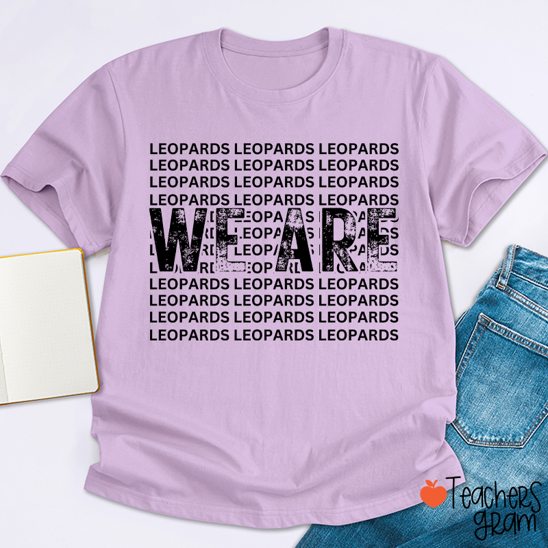 Personalized Mascot We Are School Spirit Teacher T-Shirt