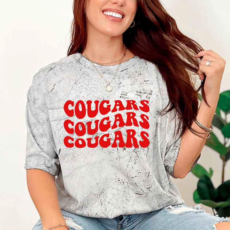 Personalized Mascot Comfort Colors Teacher Printed T-Shirt