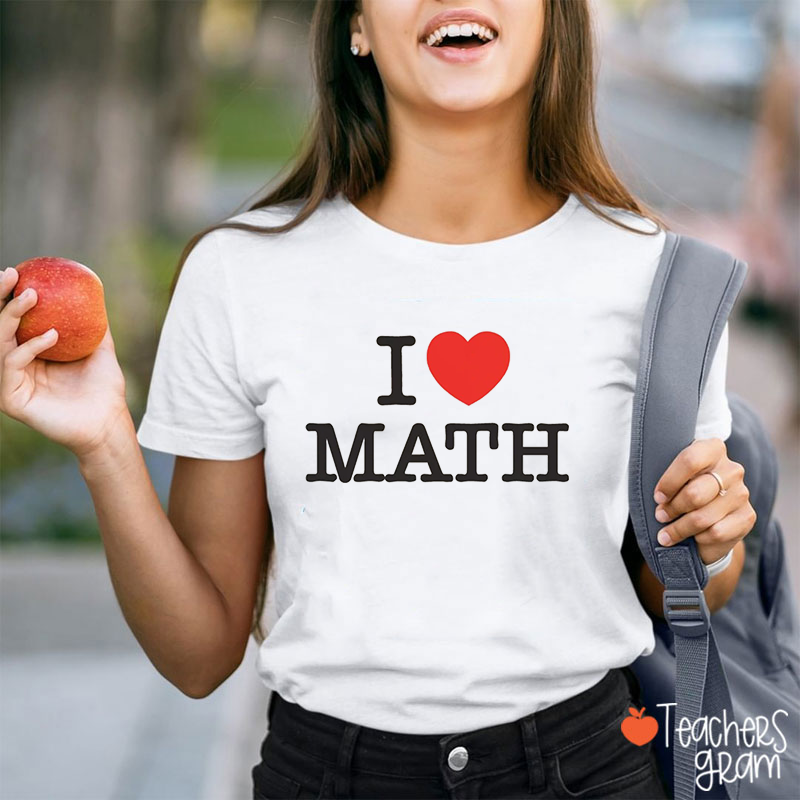 Personalized Subject Heart Teacher T-Shirt