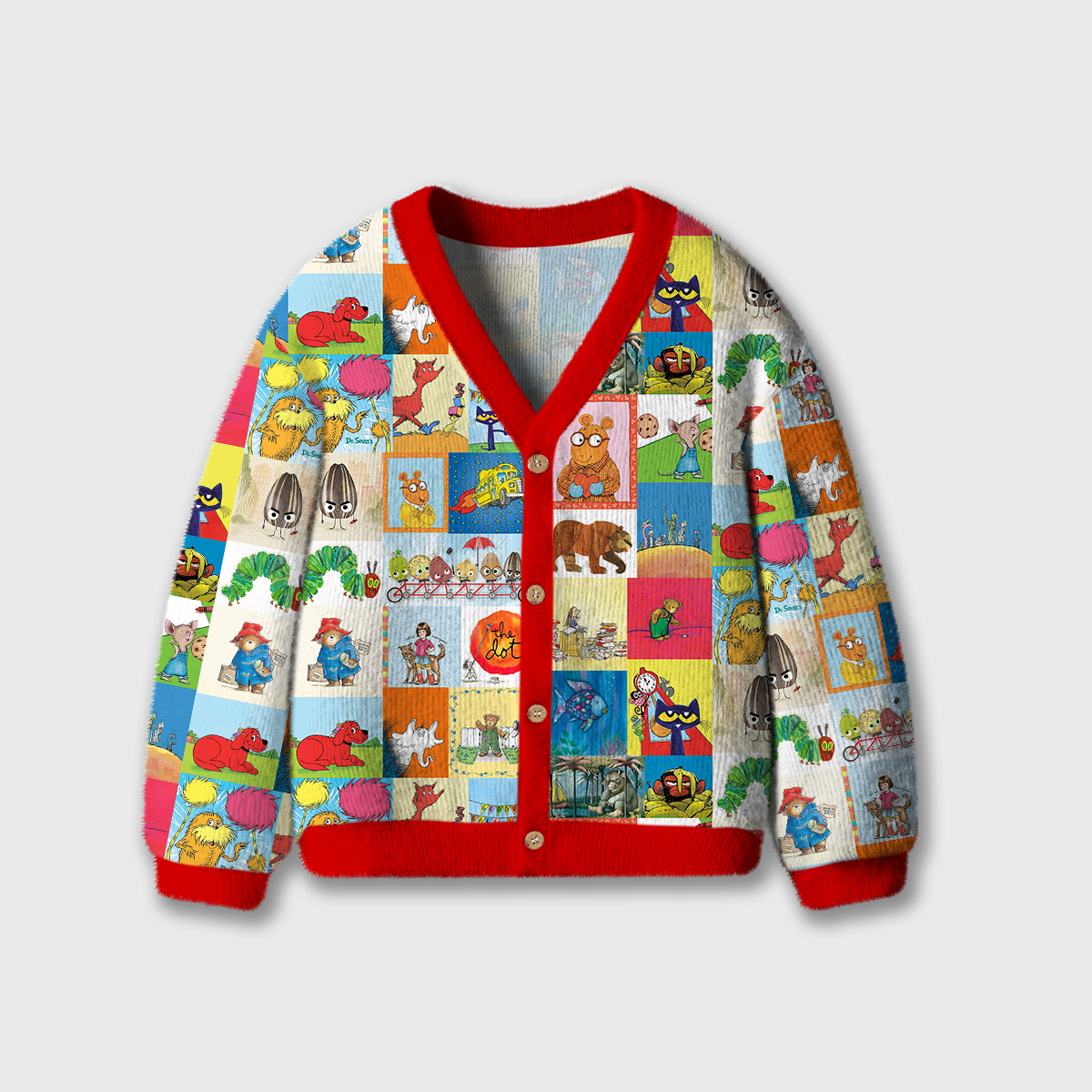 I Still Read Children's Books Kids Ugly Cardigan Sweaters