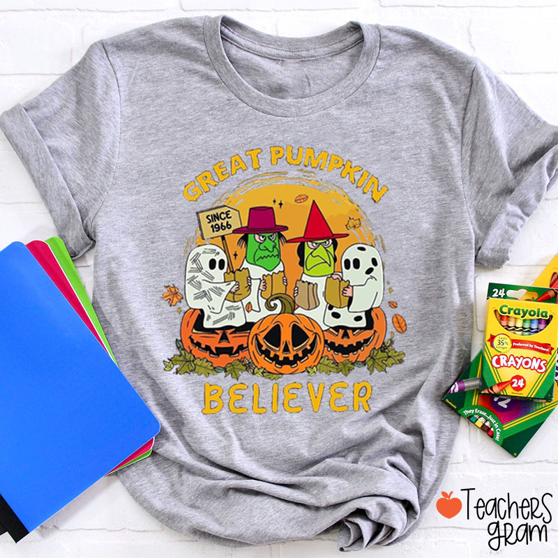 Great Pumpkin Believer Teacher T-Shirt