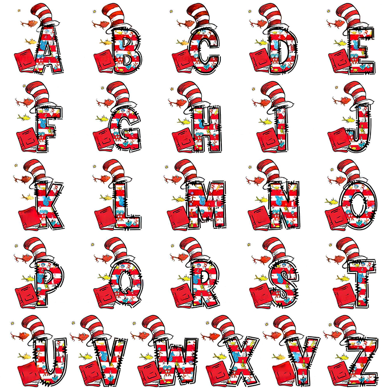 Personalized Initials Reading Across America Teacher T-Shirt