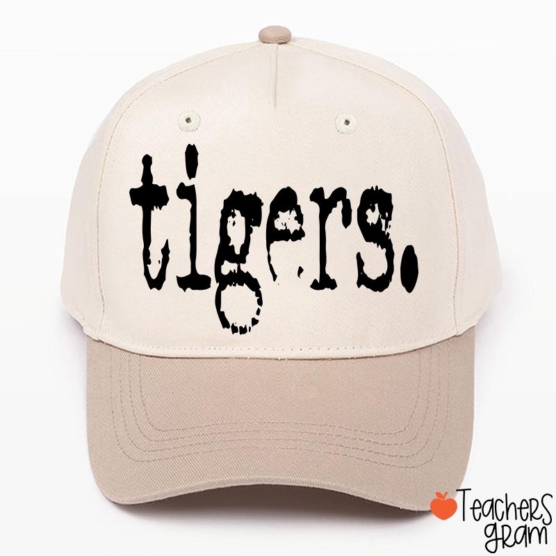 Personalized Mascot Printer Fonts Game Day Teacher Baseball Cap