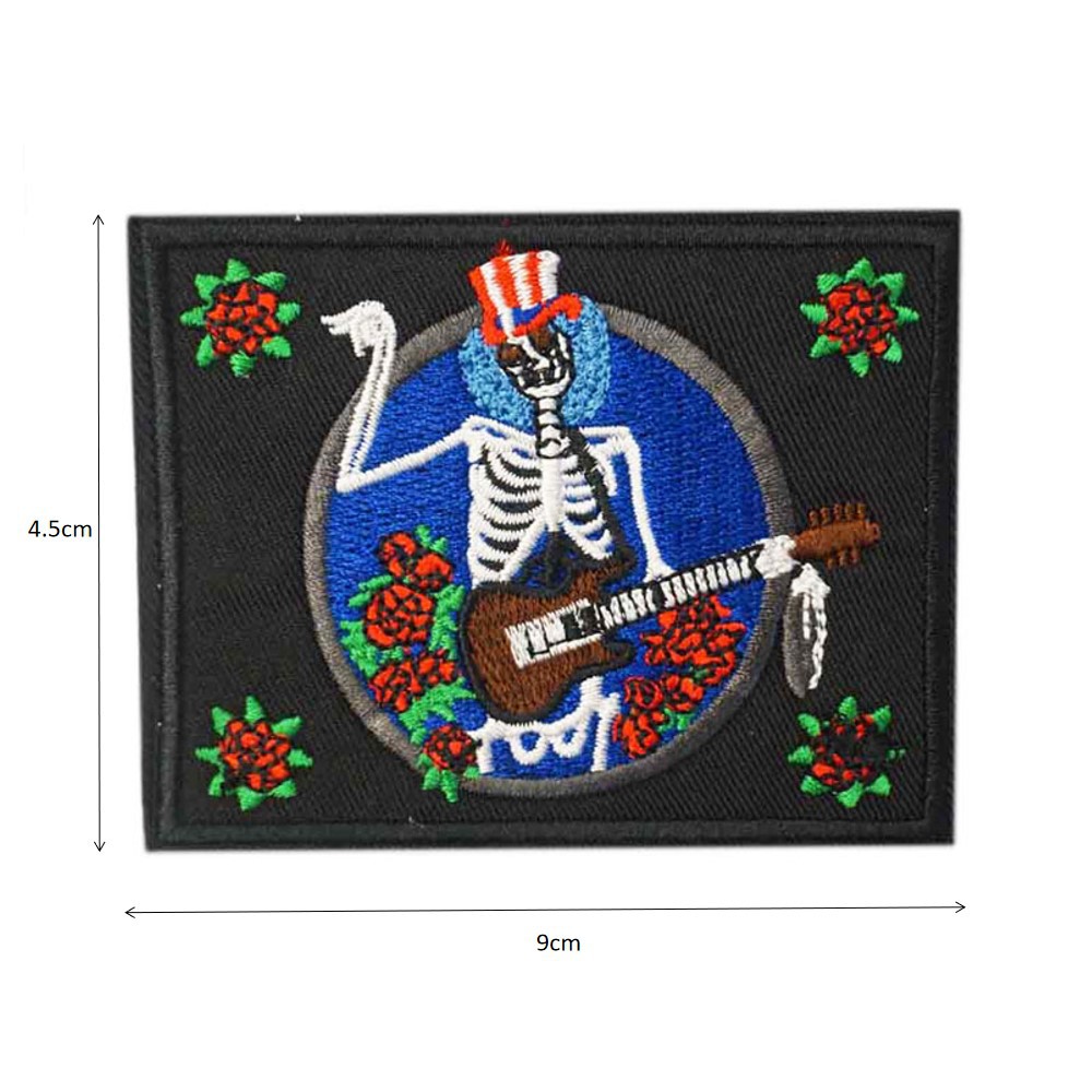 Grateful Dead Patch - 100% Embroidered-KRODOCO