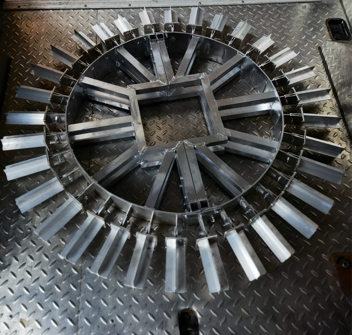 moonlight X shape rack for single shots roman candle fireworks