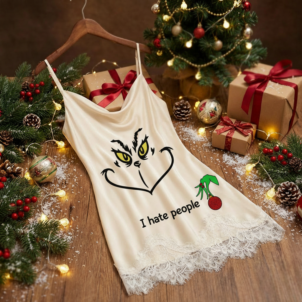 I Hate People Sexy Sleepwear