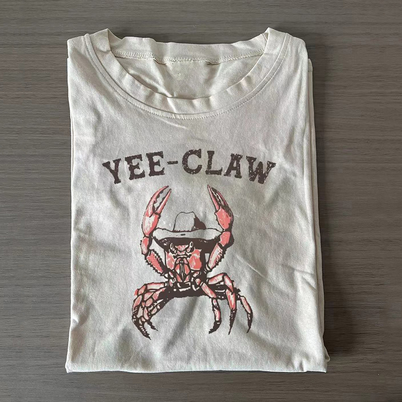 Yee Claw Yee Haw Crab T-Shirt