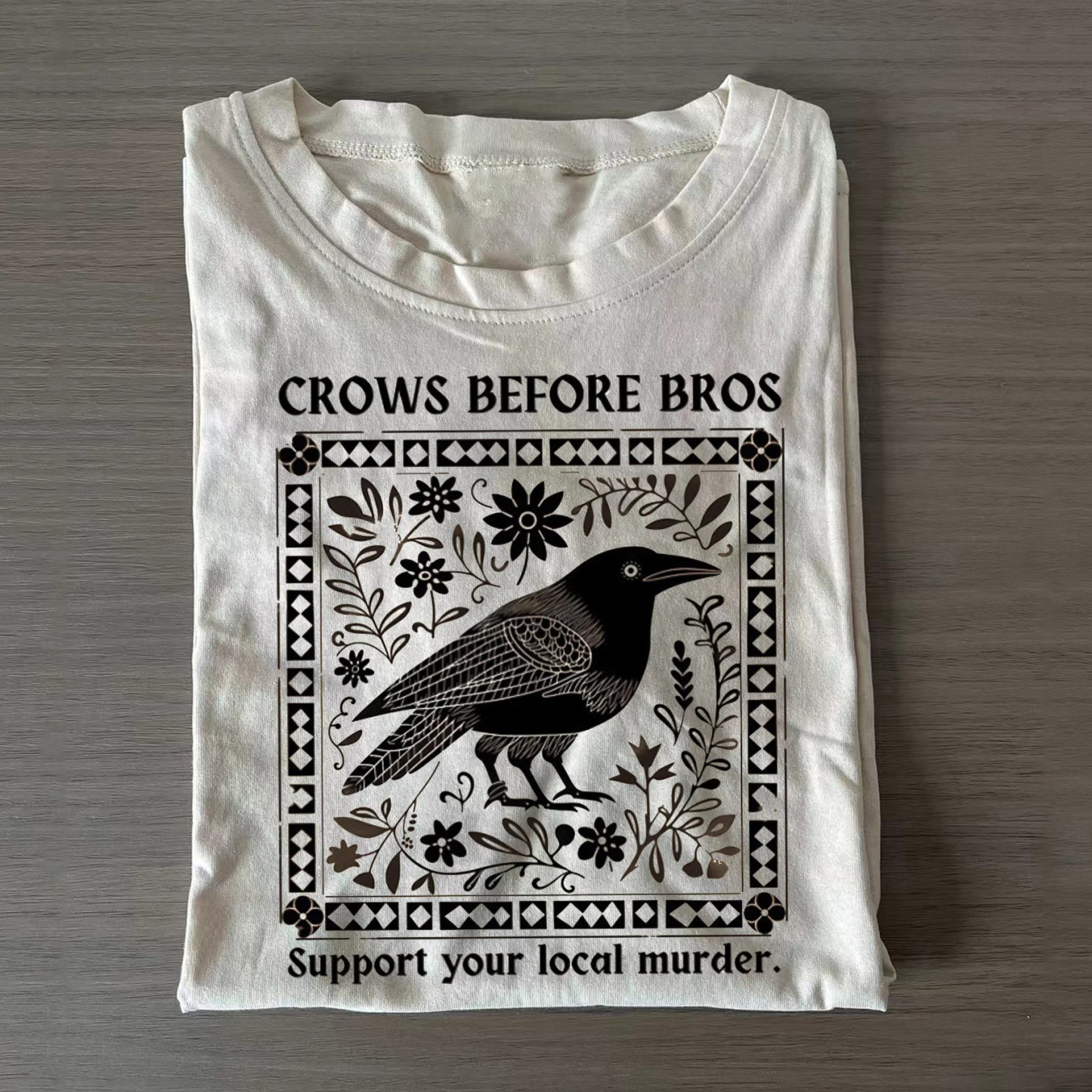 Crows Before Bros T-shirt