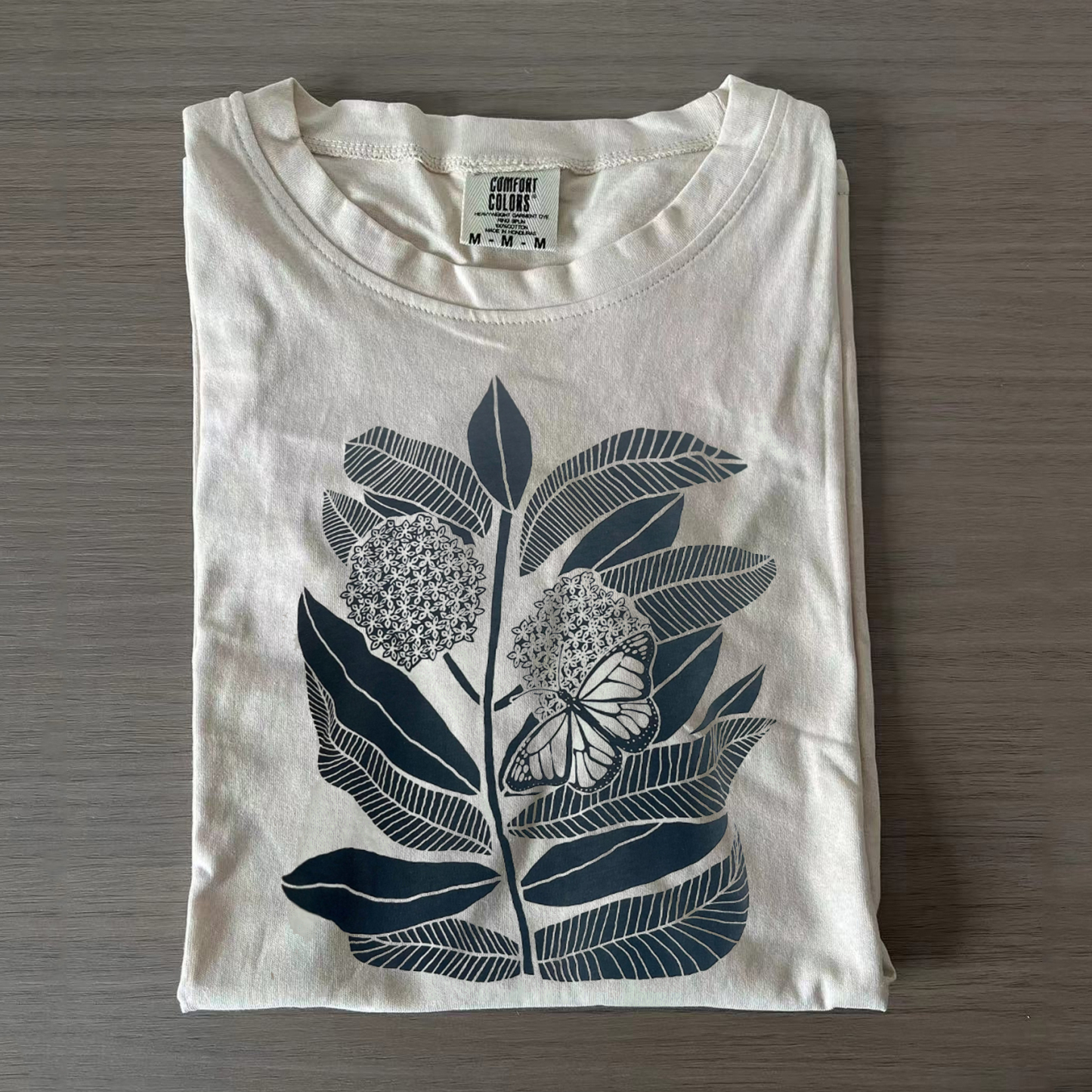 Monarch Butterfly and Milkweed T-shirt
