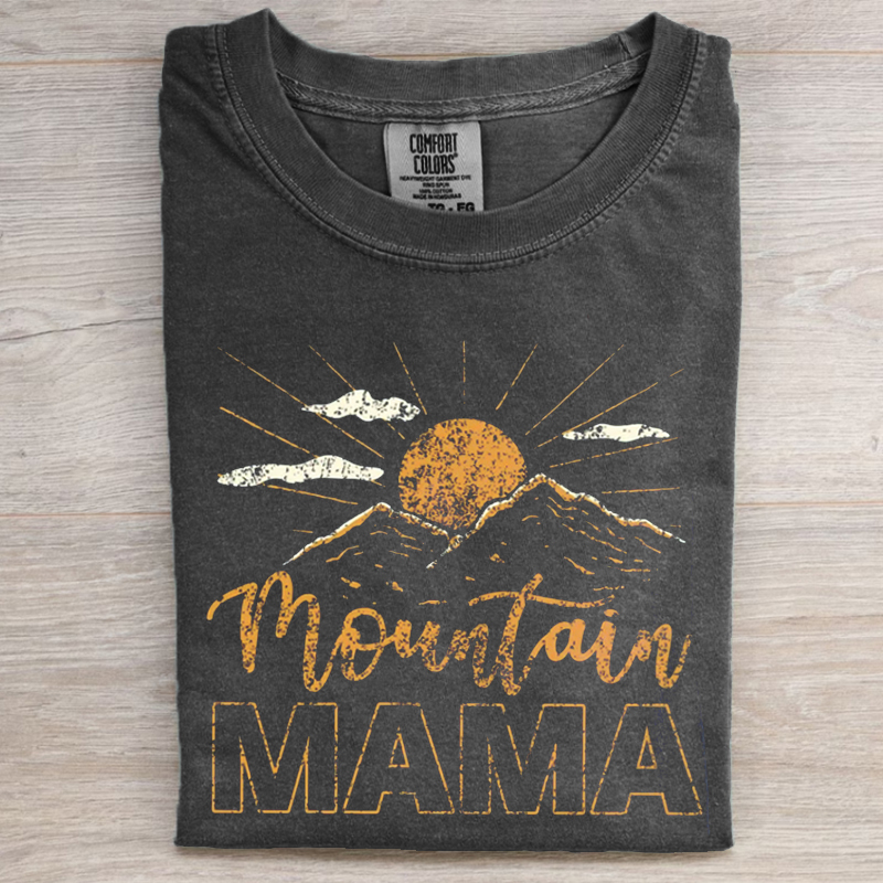 Custom Mountain Mama T-shirt