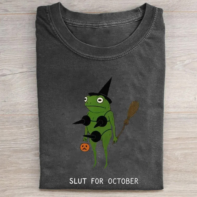 Slut For October T-Shirt – ShawnCraft