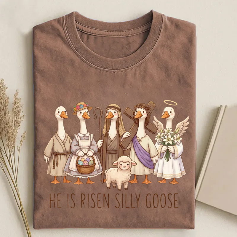 He Is Risen Silly Goose T-shirt