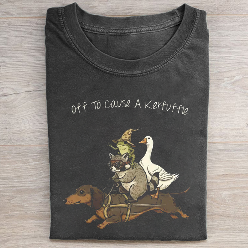 Funny Dachshund-Frog Meme T-shirt