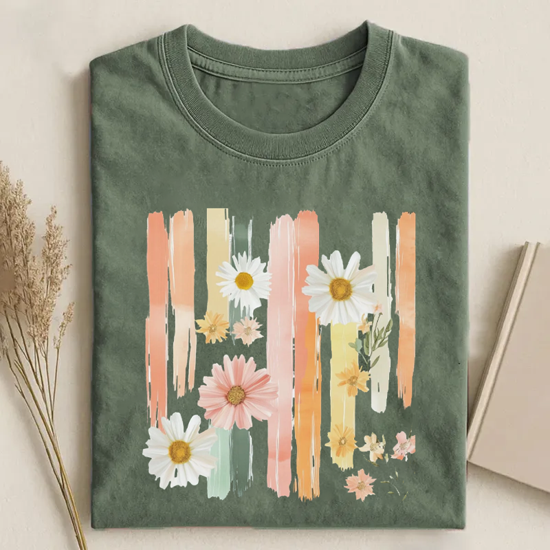 Floral Brushstroke T-shirt