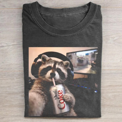 Vintage Raccoon Diet Coke T-shirt