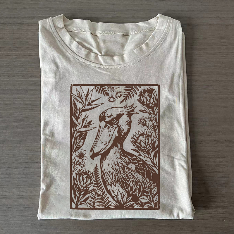 Shoebill 90s Vintage Style T-shirt