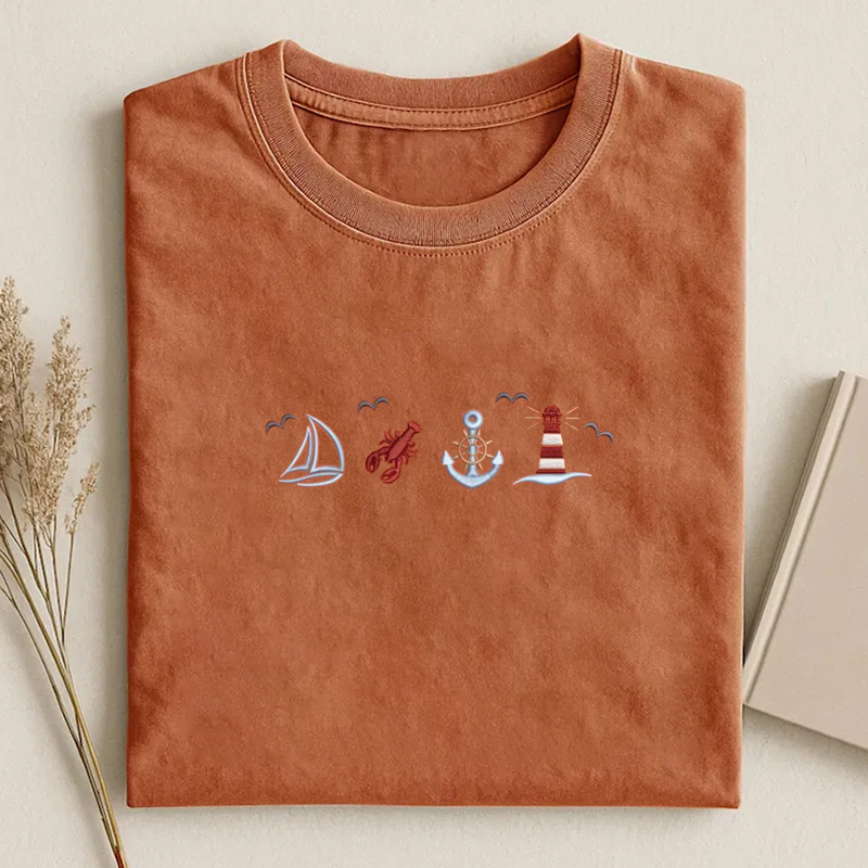 Nautical Embroidery T-shirt