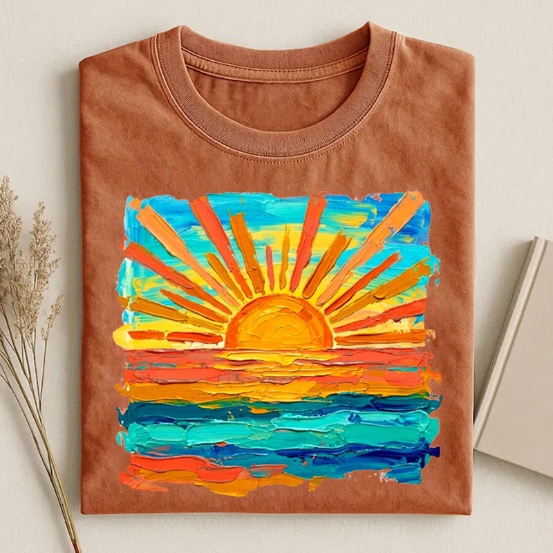 Bella Canvas Cute Summer Sunset T-shirt
