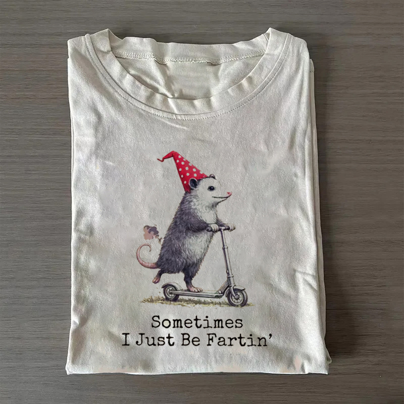 Sometimes I Just Be Fartin' Opossum T-shirt