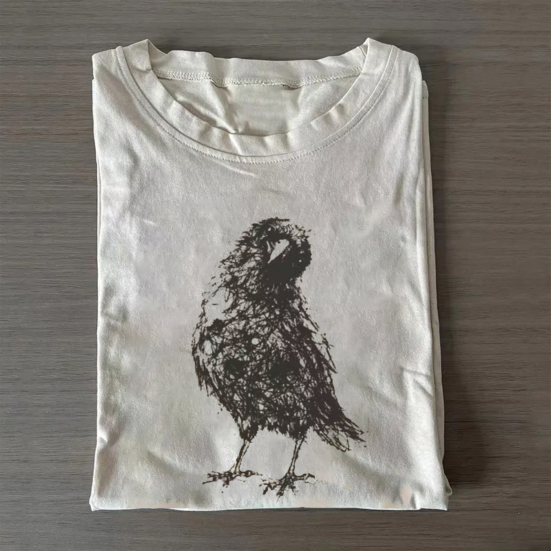 Crow Sketch T-shirt