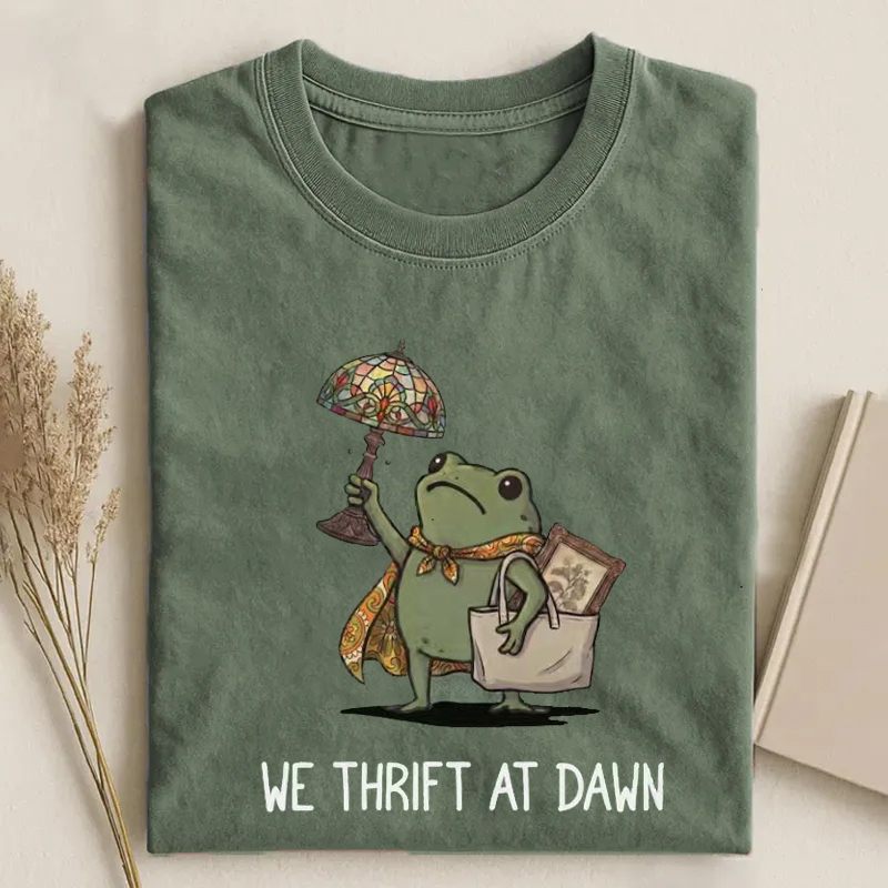 We Thrift At Dawn T-shirt