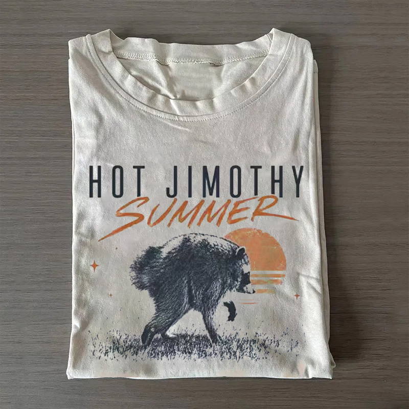Hot Jimothy Summer Raccoon T-shirt