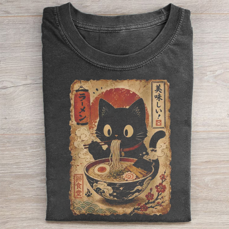 Ramen Cat T-shirt