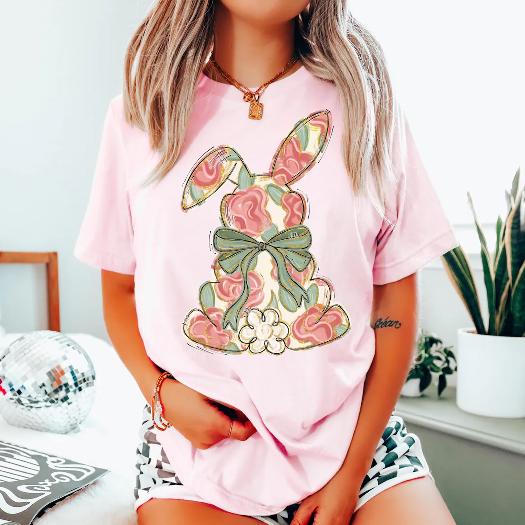 Floral Easter T-shirt