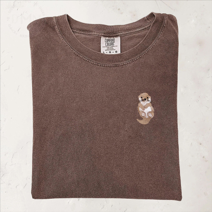 Embroidered Otter T-shirt