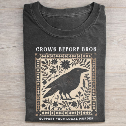 Crows Before Bros T-shirt