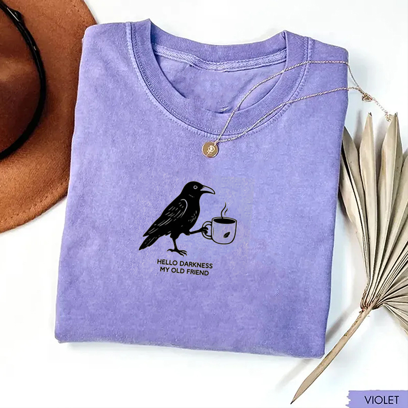Raven Crow Coffee T-shirt