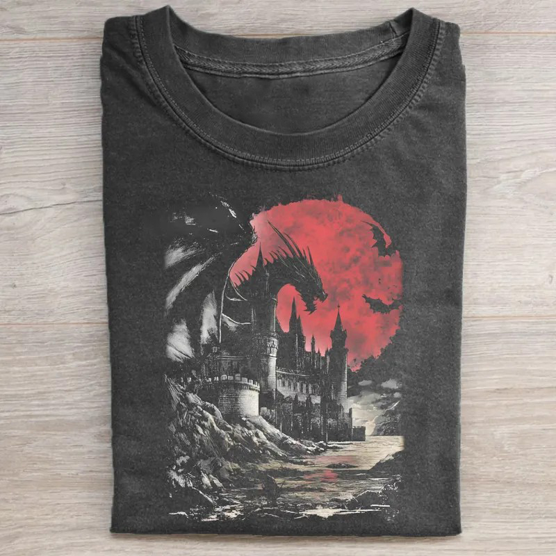 Dragon Shirt Medieval Graphic T-shirt