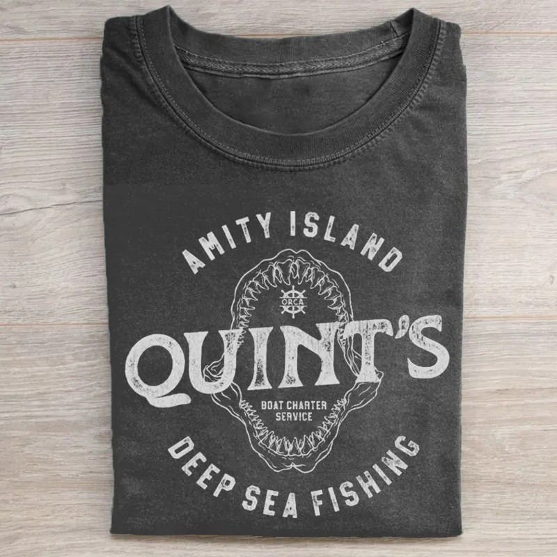 Jaws Quint's Deep Sea Fishing T-shirt