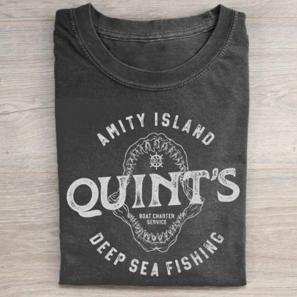 Jaws Quint's Deep Sea Fishing T-shirt